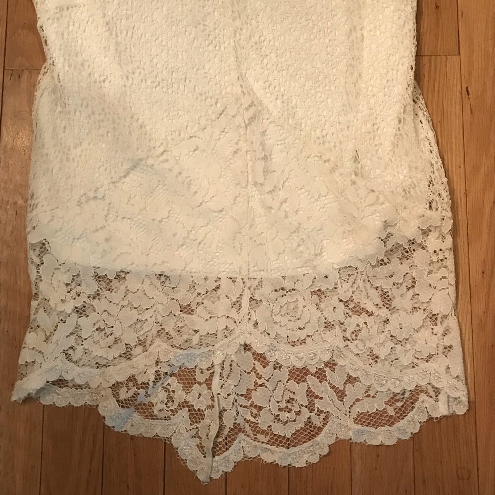 H&M White Lace High Low Dress - Picture 6 of 8